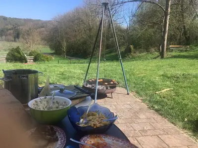 Ein Garten an der Unterkunft Ferienhaus Sprink Vulkaneifel