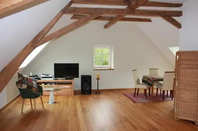 TV/Unterhaltungsangebot in der Unterkunft Ferienhaus Sprink Vulkaneifel