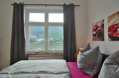 Ein Bett oder Betten in einem Zimmer der Unterkunft Ferienhaus Maja