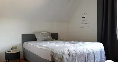 Ein Bett oder Betten in einem Zimmer der Unterkunft Nationalpark Ferienhaus SOPHIA-LUISA