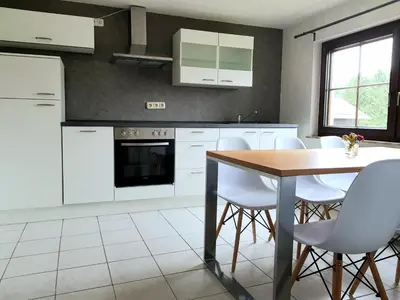 Küche/Küchenzeile in der Unterkunft Nationalpark Ferienhaus SOPHIA-LUISA