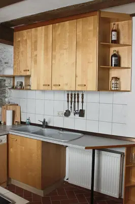 Küche/Küchenzeile in der Unterkunft Alter Posthof Lieser