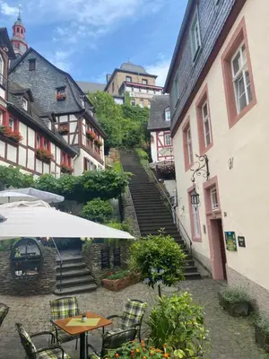 Das Gebäude in dem sich die Ferienwohnung befindet