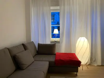 Ein Sitzbereich in der Unterkunft FeWo Trier