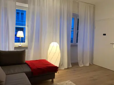 Ein Bett oder Betten in einem Zimmer der Unterkunft FeWo Trier