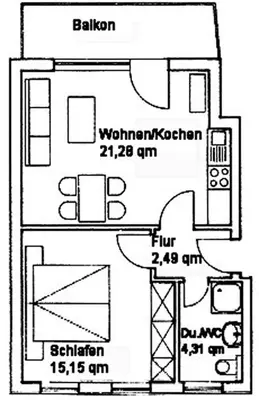 Grundriss der Unterkunft Ferienwohnungen Georg Andre Söhne