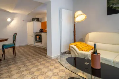 Küche/Küchenzeile in der Unterkunft Schusters Haus - Ferienhaus