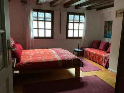 Ein Bett oder Betten in einem Zimmer der Unterkunft Paulusstrasse 1