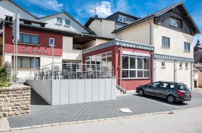 Das Gebäude in dem sich das Hotel befindet