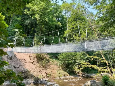 Naturlandschaft in der Nähe des Ferienhauses