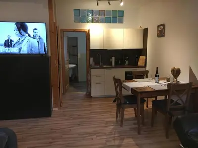 Küche/Küchenzeile in der Unterkunft Wohnen auf Zeit In Bendorf