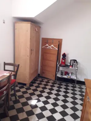 Küche/Küchenzeile in der Unterkunft Ferienapartment Luise