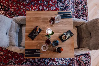 Getränke in der Unterkunft Schmidtburger Hof - Landhotel, Restaurant & Sauna