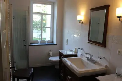 Ein Badezimmer in der Unterkunft Ferienwohnung Ostwind