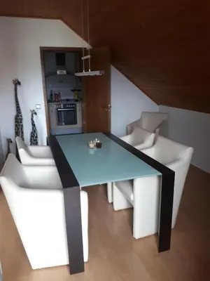 Küche/Küchenzeile in der Unterkunft Ferienwohnung Steffi