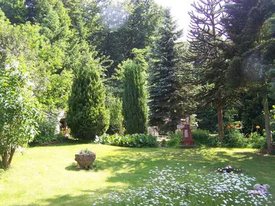 Ein Garten an der Unterkunft Silence Ferienwohnungen mit - 2 Apartments