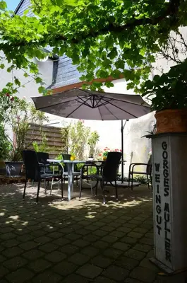 Ein Garten an der Unterkunft Altes Winzerhaus - Ferienhaus