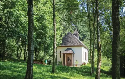 Ein Garten an der Unterkunft Ferienhaus 2 Wolfschlucht