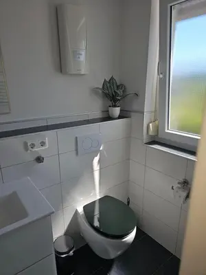 Ein Badezimmer in der Unterkunft FeWo Louise