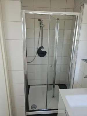 Ein Badezimmer in der Unterkunft FeWo Louise