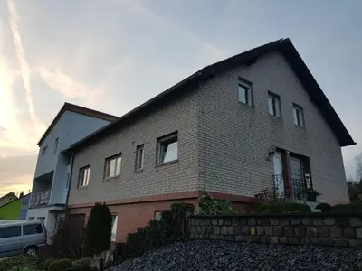 Das Gebäude in dem sich die Ferienwohnung befindet