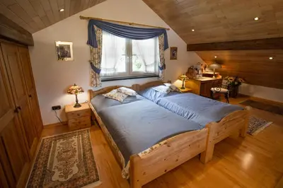 Ein Bett oder Betten in einem Zimmer der Unterkunft Schwallenberg 2