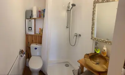 Ein Badezimmer in der Unterkunft Mosel - Uerzig - Das Marienkaeferhaus