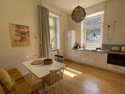 Küche/Küchenzeile in der Unterkunft Fabelhaus