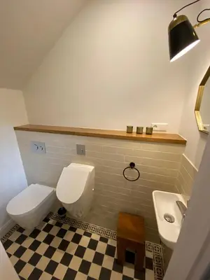 Ein Badezimmer in der Unterkunft Fabelhaus