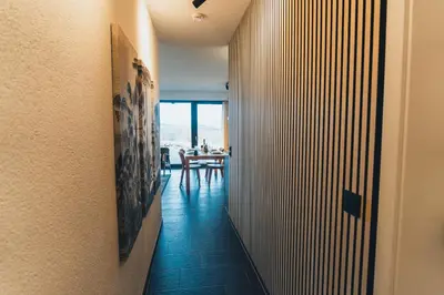 Grundriss der Unterkunft Hunsrück Valley View Apartment with Cedar SAUNA