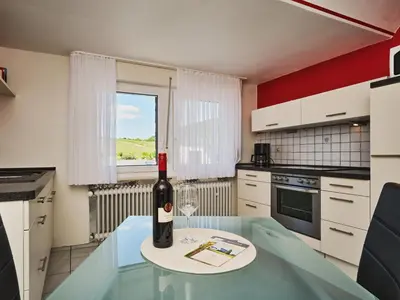 Küche/Küchenzeile in der Unterkunft Ferienweingut-Liebfried