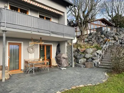 Das Gebäude in dem sich die Ferienwohnung befindet