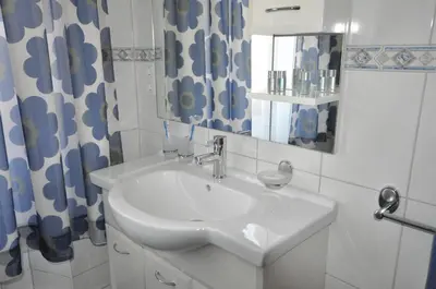 Ein Badezimmer in der Unterkunft Hotel Restaurant 