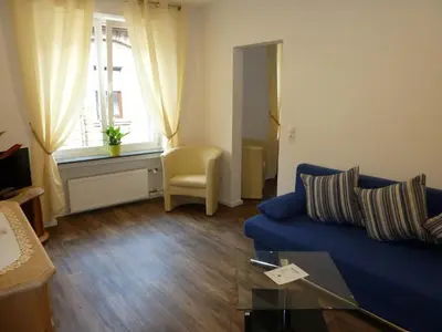 Ein Sitzbereich in der Unterkunft Hotel Garni Reis