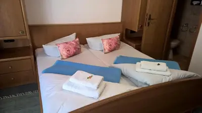Ein Bett oder Betten in einem Zimmer der Unterkunft Da Carla