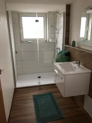 Ein Badezimmer in der Unterkunft Ferienwohnung Stadtflair