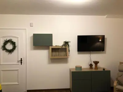 TV/Unterhaltungsangebot in der Unterkunft Ferienwohnung Stadtflair