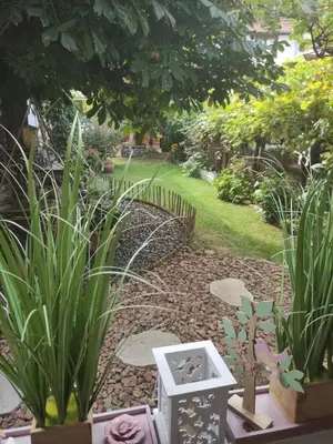 Ein Garten an der Unterkunft Ferienwohnung Gehl