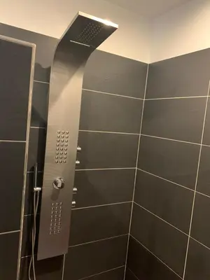 Ein Badezimmer in der Unterkunft Ferienwohnung Gehl