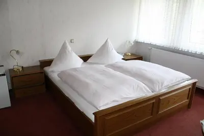 Ein Bett oder Betten in einem Zimmer der Unterkunft Haus Klosterblick