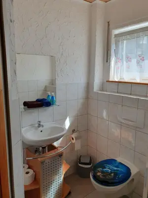 Ein Badezimmer in der Unterkunft Ferienwohnung-Pera