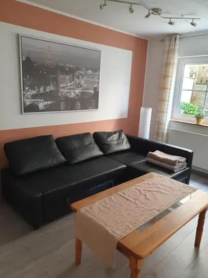 Ein Sitzbereich in der Unterkunft Ferienwohnung-Pera