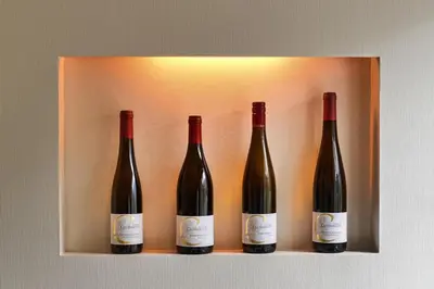 Getränke in der Unterkunft Weingut & Gästehaus Christoph Clüsserath