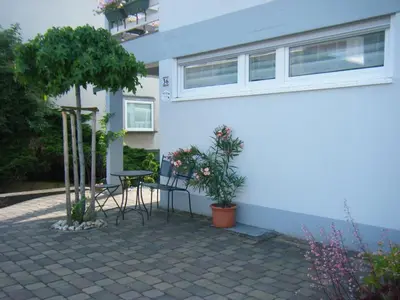 Ein Garten an der Unterkunft Ferienwohnung M. Lemmermeyer