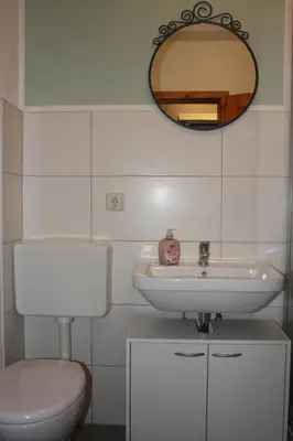 Ein Badezimmer in der Unterkunft Ferienwohnung Nink