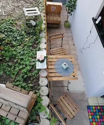 Ein Garten an der Unterkunft Ferienwohnung Nink