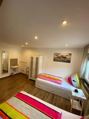 Ein Bett oder Betten in einem Zimmer der Unterkunft Vintage Apartment