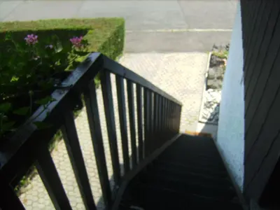 Ein Balkon oder eine Terrasse in der Unterkunft Ferienwohnung Evangeline Borsch