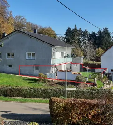 Das Gebäude in dem sich die Ferienwohnung befindet