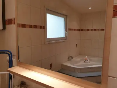 Ein Badezimmer in der Unterkunft Haus Anna